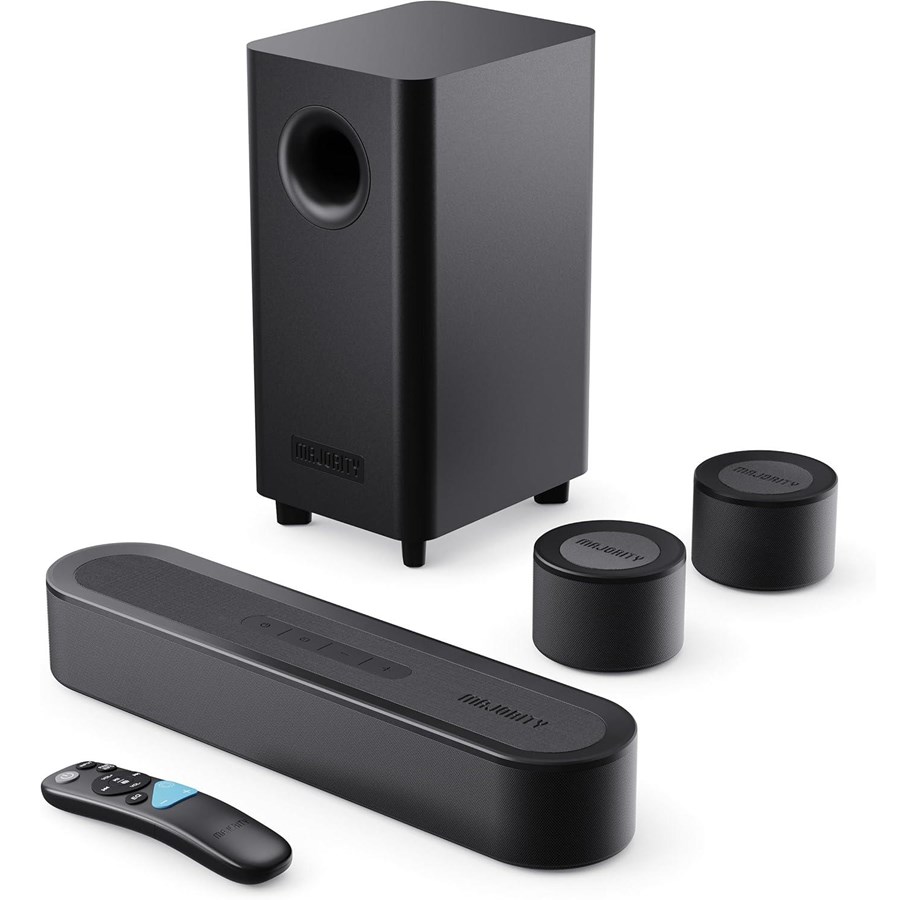 Hjemmebio - Majority Bowfell Halo Dolby 5.1 - Black - 1000003085