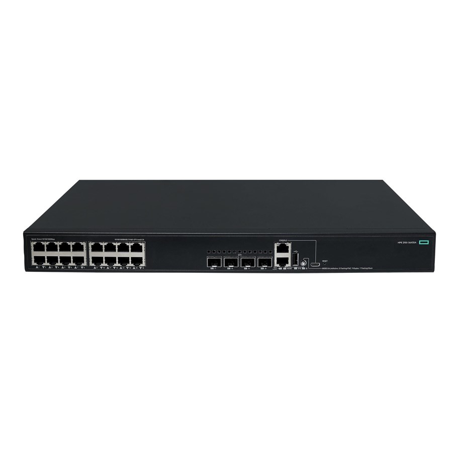 Switch - Hewlett Packard Enterprise HPE Networking Comware 2150 16p 10M/100M/1G PoE+ 4p SFP+ 1G/10G 248W - S6X55A#ACE