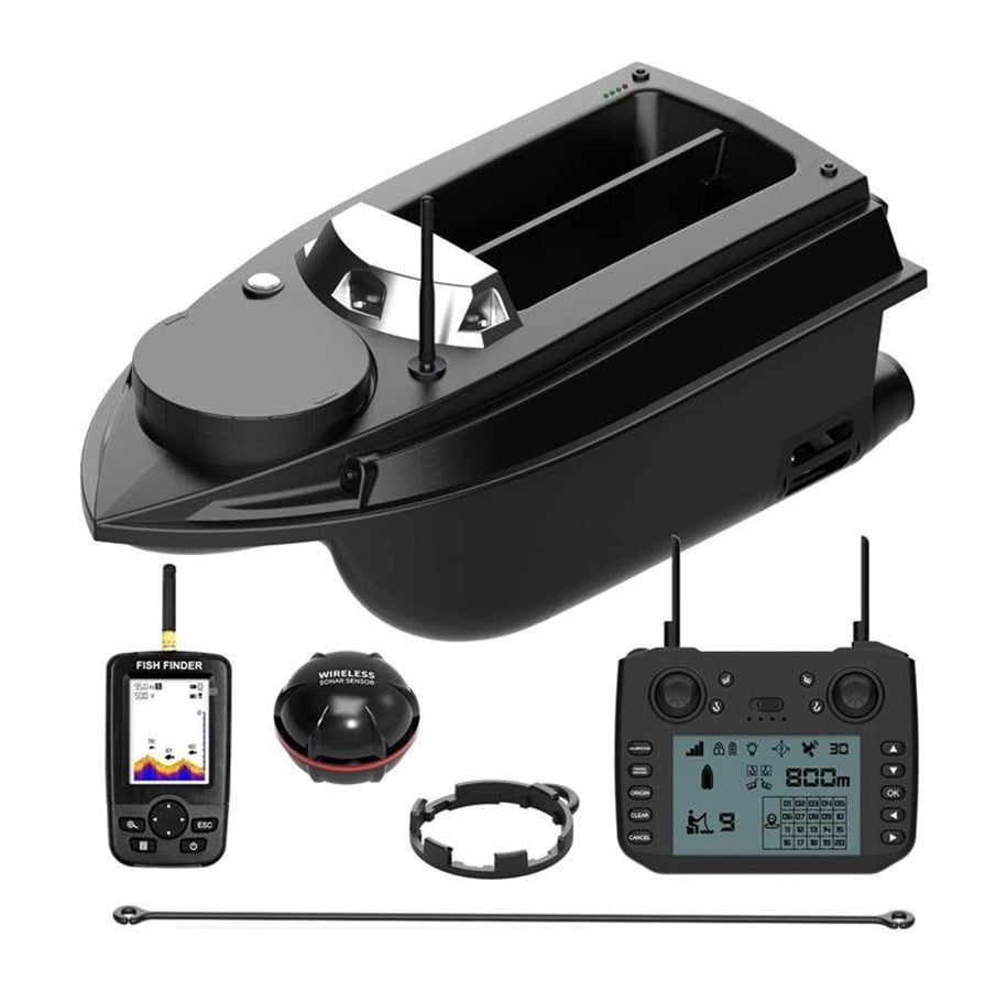 Fjernstyret - Flytec V030 Fishfinder 20000mah bait boat - V030-Finder