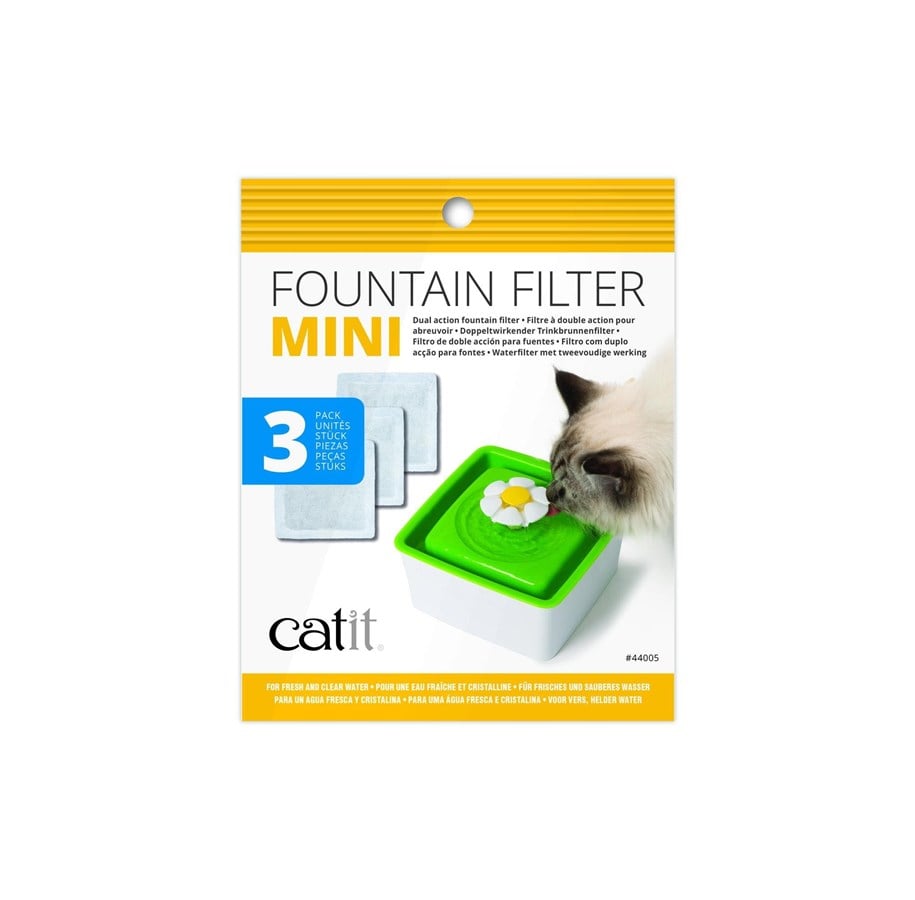 Katte - Catit Filtersæt á 3 stk t/ Senses 2.0 MiniFountain - 44005