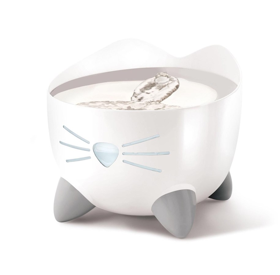 Katte - Catit Pixi Drikkefontæne Hvid/Rustfri stål - 43720