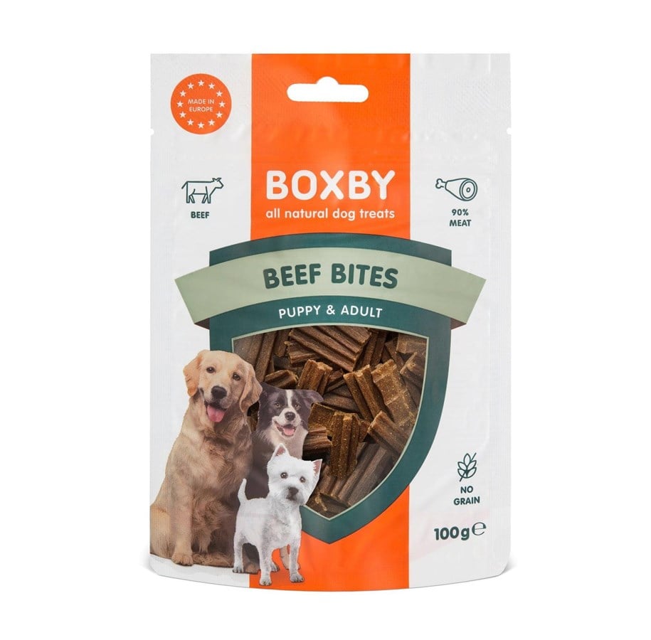 Hunde - BOXBY Beef Bites (EU) 100 g. - 8119022182