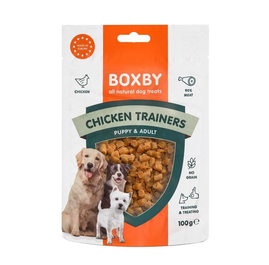 Hunde - BOXBY Chicken Trainer (EU) 100 g. - 8119022180