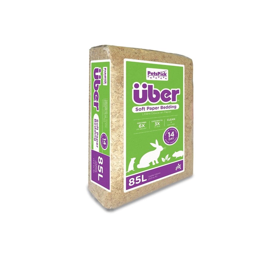 Kanin & gnaver - Über Papirstrøelse 85 L Natur - 801.0PBUB