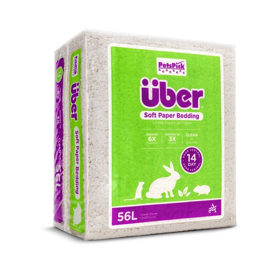 Kanin & gnaver - Über Papirstrøelse 56 L Hvid - 801000/3400PWUBPK35