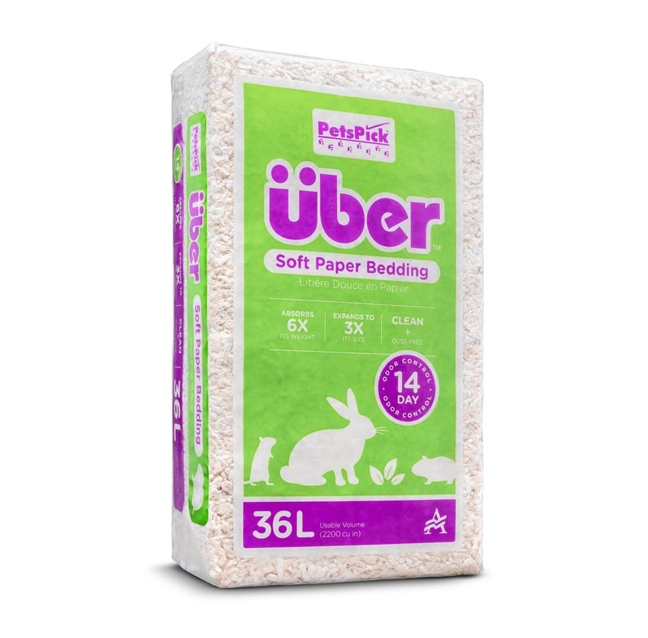 Kanin & gnaver - Über Papirstrøelse 36 L Hvid - 80500PWUBPK
