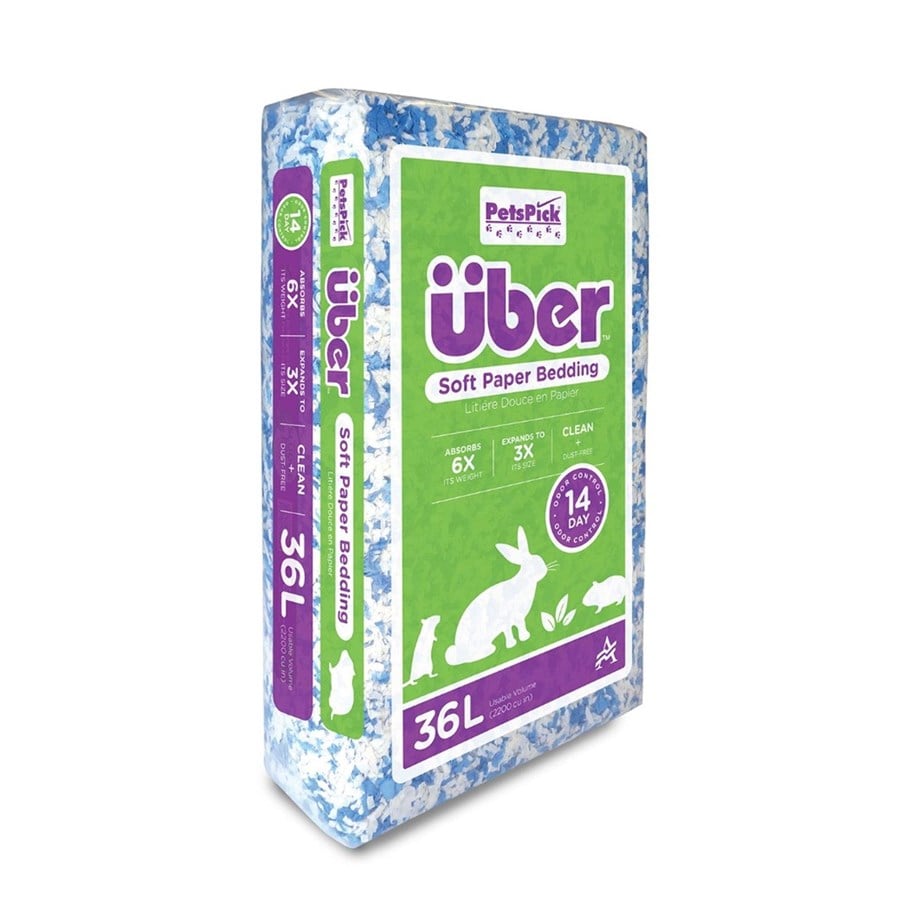 Kanin & gnaver - Über Papirstrøelse 36 L Blå/Hvid - 80500/2200PWUBPKBLUW