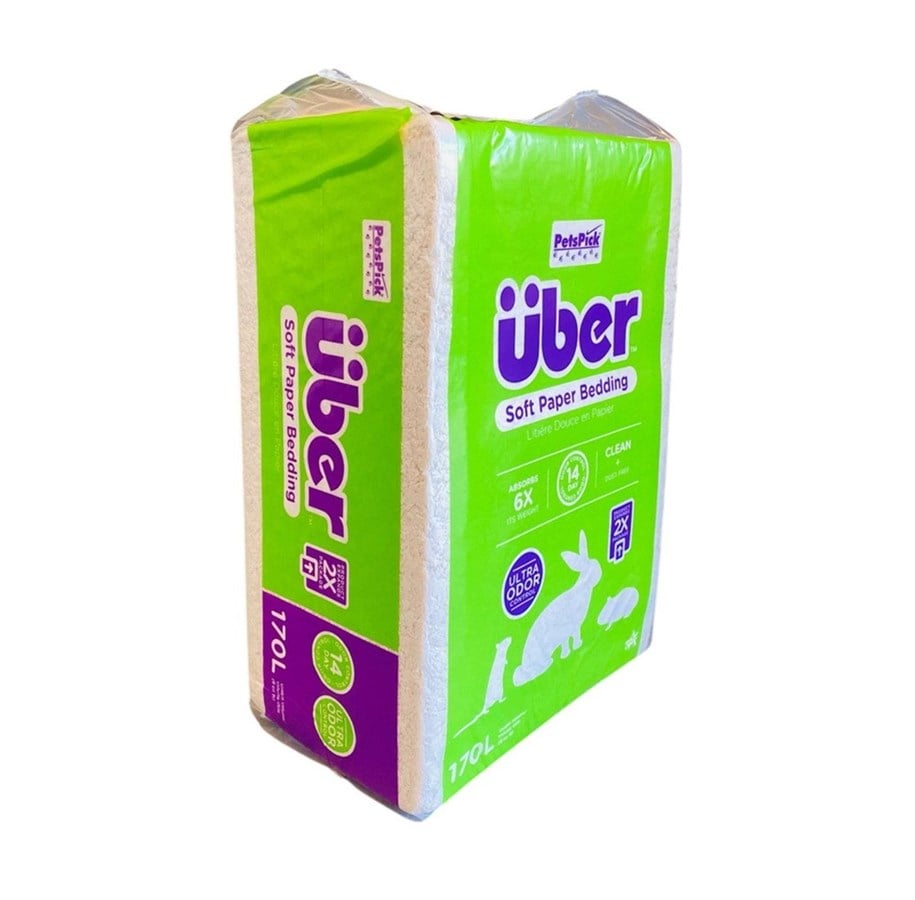 Kanin & gnaver - Über Papirstrøelse 170 L Hvid - 802.0PWUB