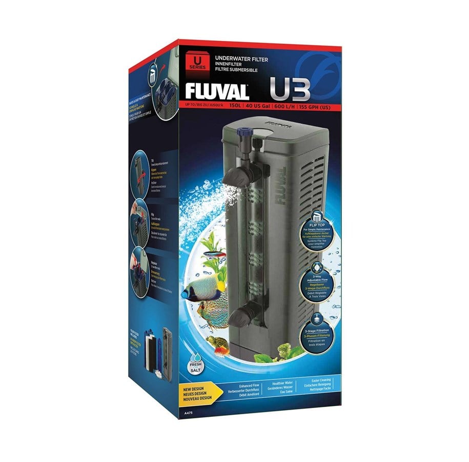 Fisk - FLUVAL U3 Indv.filter t/90-150 L. - A-475