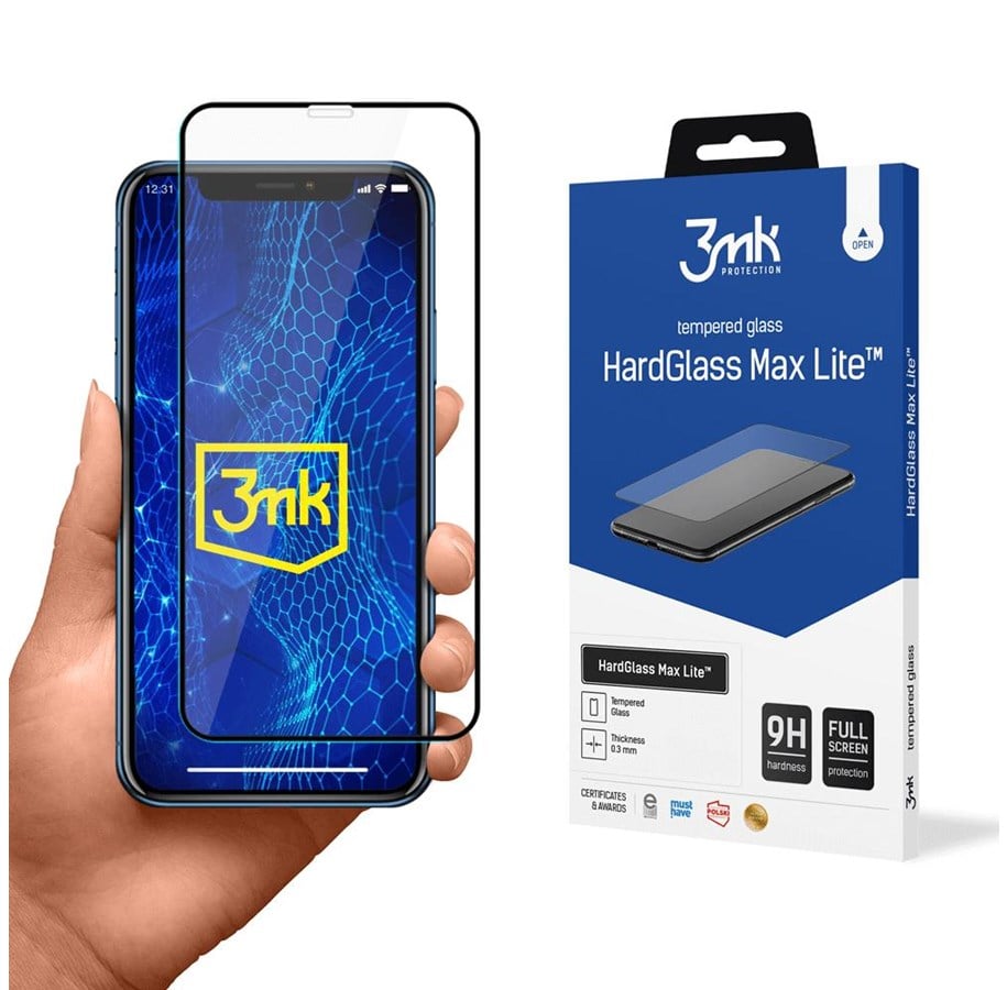 Mobil - Beskyttelsesglas - 3mk Apple iPhone 11 -  HardGlass Max Lite™ - 5903108133029