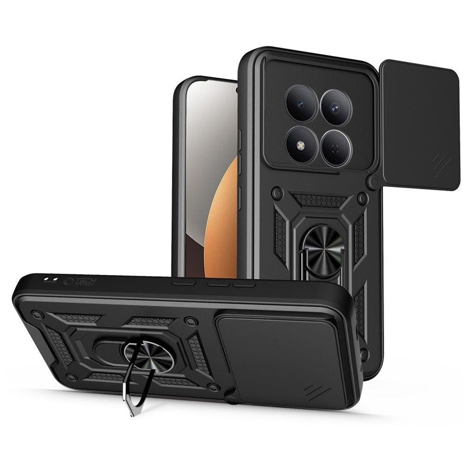 Mobil - Covers & Cases - Tech-Protect CamShield Pro Case for Xiaomi Redmi Note 15 Pro 5G - Black - 5906302352869