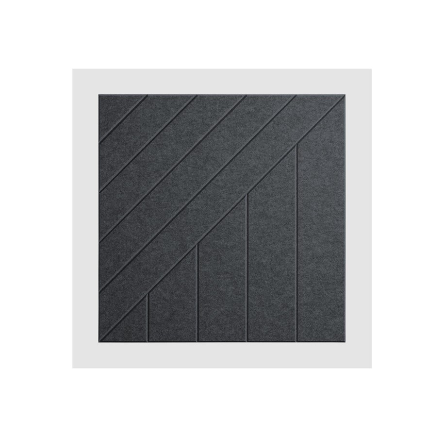 Boligindretning - Middle Atlantic TruTile - acoustic wall panel - square - 60.33 x 60.33 cm - classic white - AUTT22SQWSTSMCWH