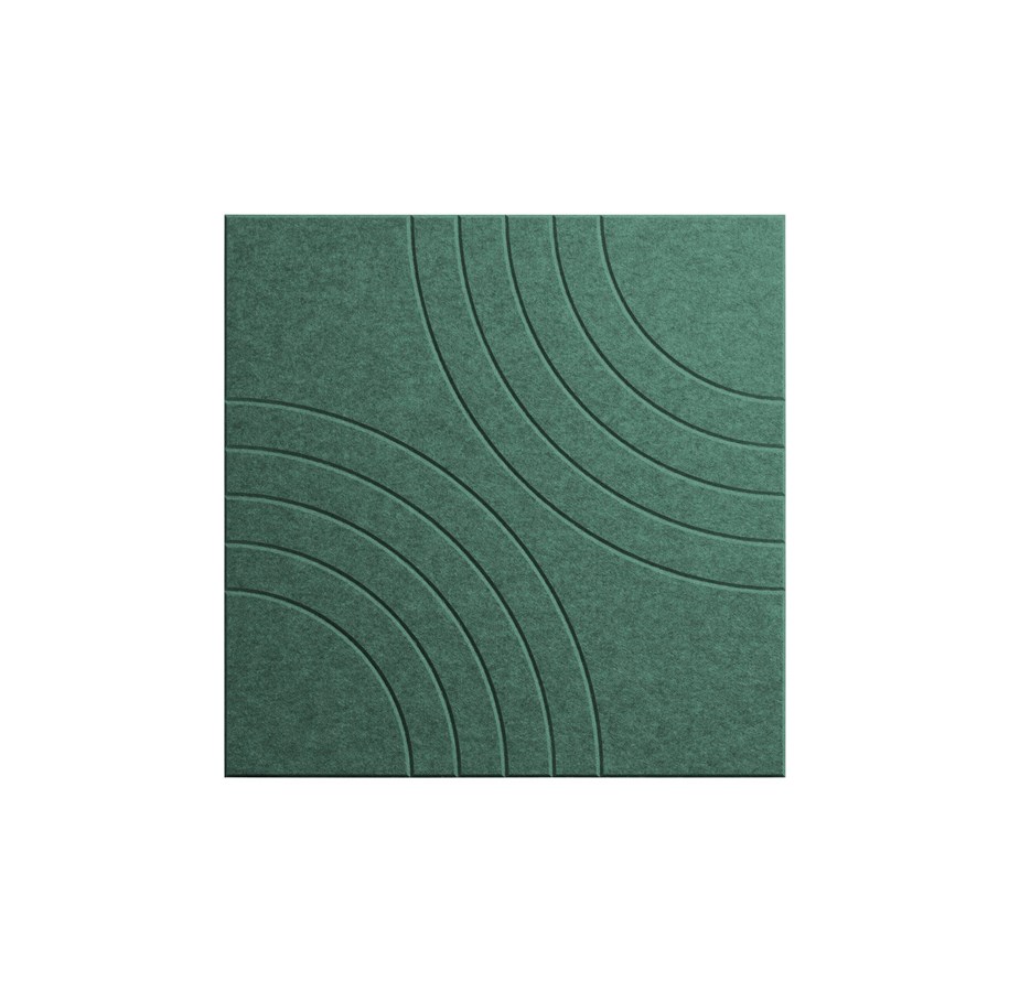 Boligindretning - Middle Atlantic TruTile - acoustic wall panel - square - 60.33 x 60.33 cm - shadow grey - AUTT22SQDACSMSDG