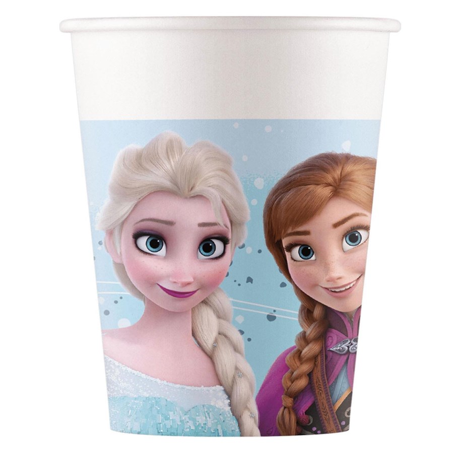 Legetøj - Globos Paper Cups 200ml Frozen Idyllic Wonder - 8 pcs. - 97270