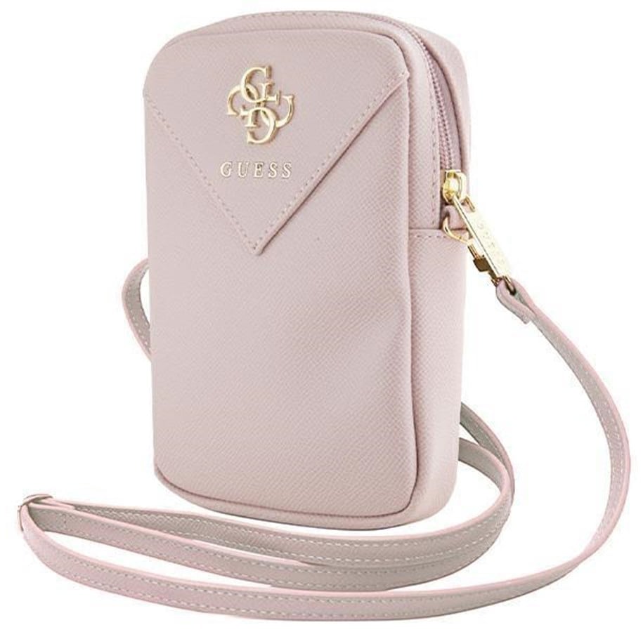Mobil - Andet Tilbehør - GUESS Zip Triangle 4G bag - pink - 3666339210632