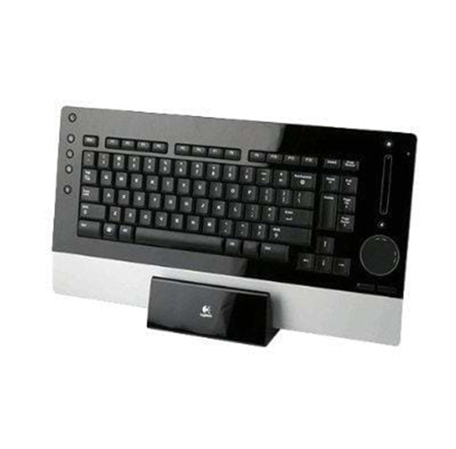 Tastatur - Logitech Cordless diNovo Edge - Tastatur - Dansk - Sølv - 967685-0107