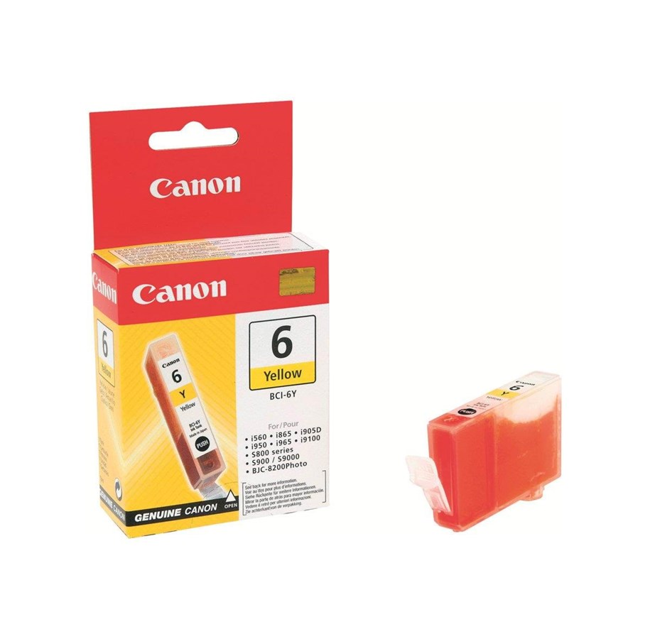 Blæk, Toner & Forbrugsstoffer - Canon BCI-6 / 4708A002 Yellow - 4708A002