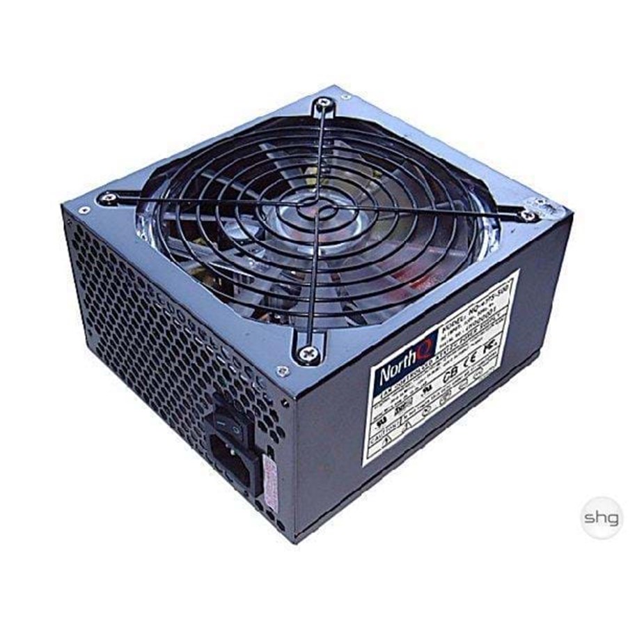 Strømforsyning - NorthQ NQ4775-500S Strømforsyning - 500 Watt - ATX - 80 Plus - NQ-4775-500S