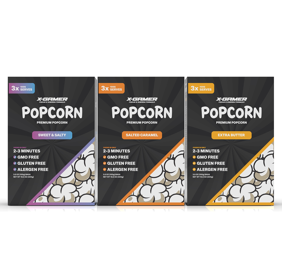Energi pulver - X-Gamer X-Corn 9x 100g bundle - XGamerB_X-corn