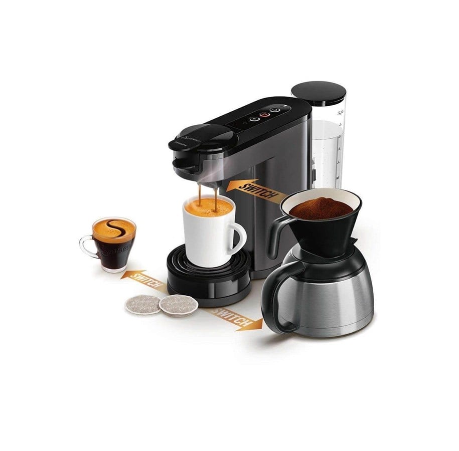 Kaffe og Espresso - Philips Senseo Switch 3-in-1 BASE+ HD6593/20 - Cashmere Grey - R710752