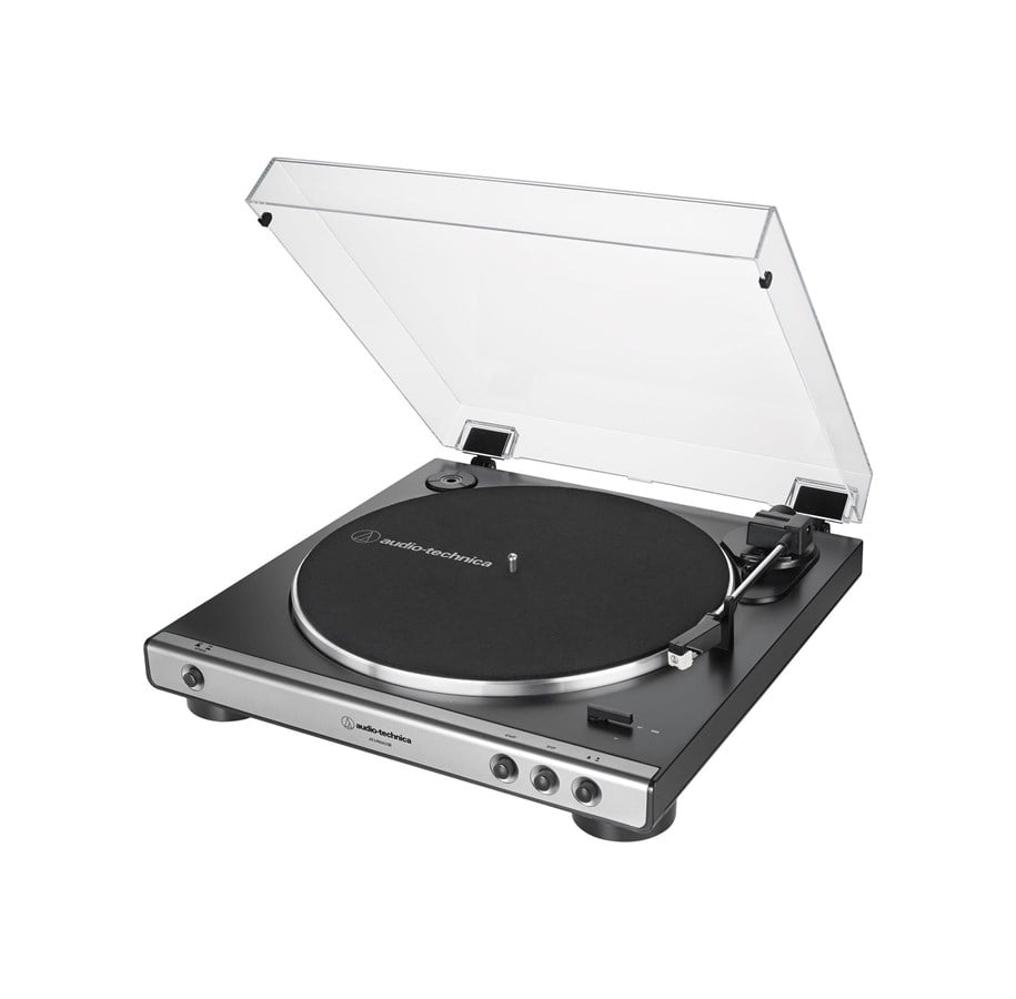 Pladespiller - Audio-Technica AT-LP60XUSB - Fully Automatic - Belt-Drive - USB - Pladespiller Grå - R748887