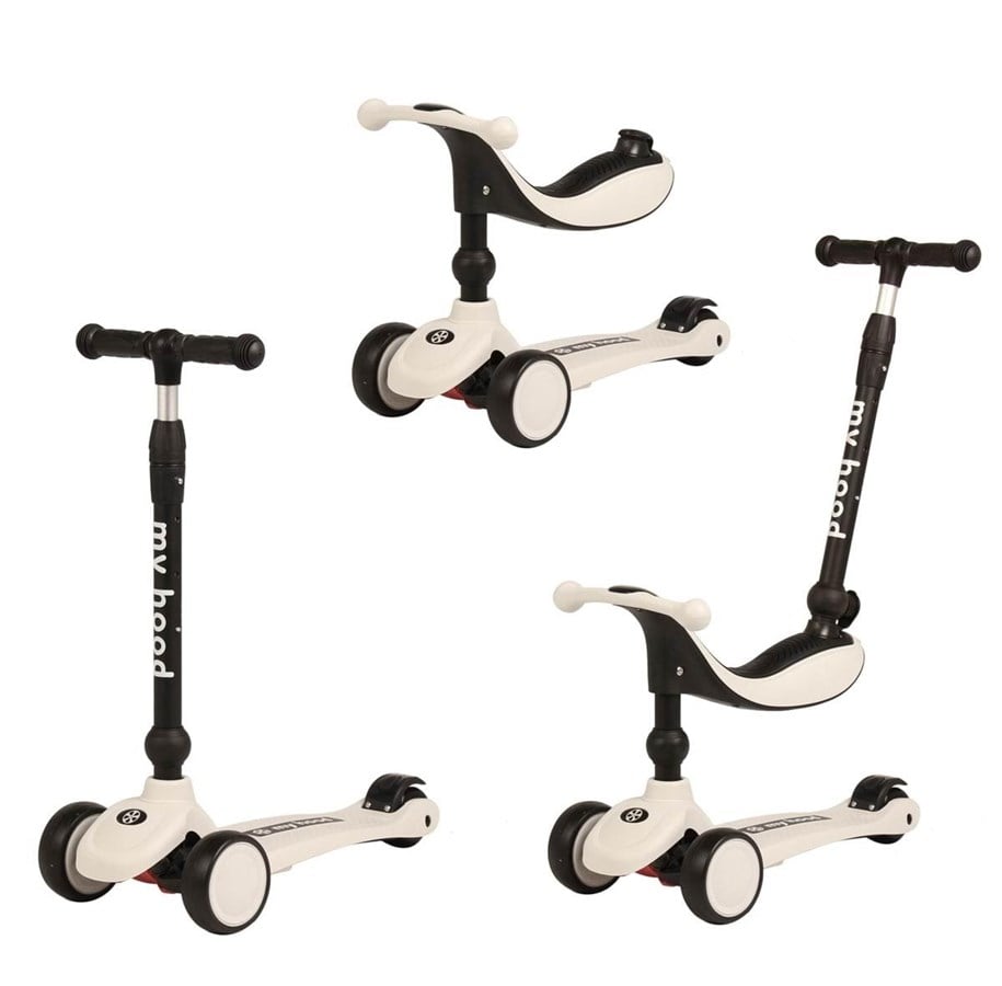 Løbecykler, Gåbiler & Scootere - My Hood Kick'n'Ride - Grey - R750087