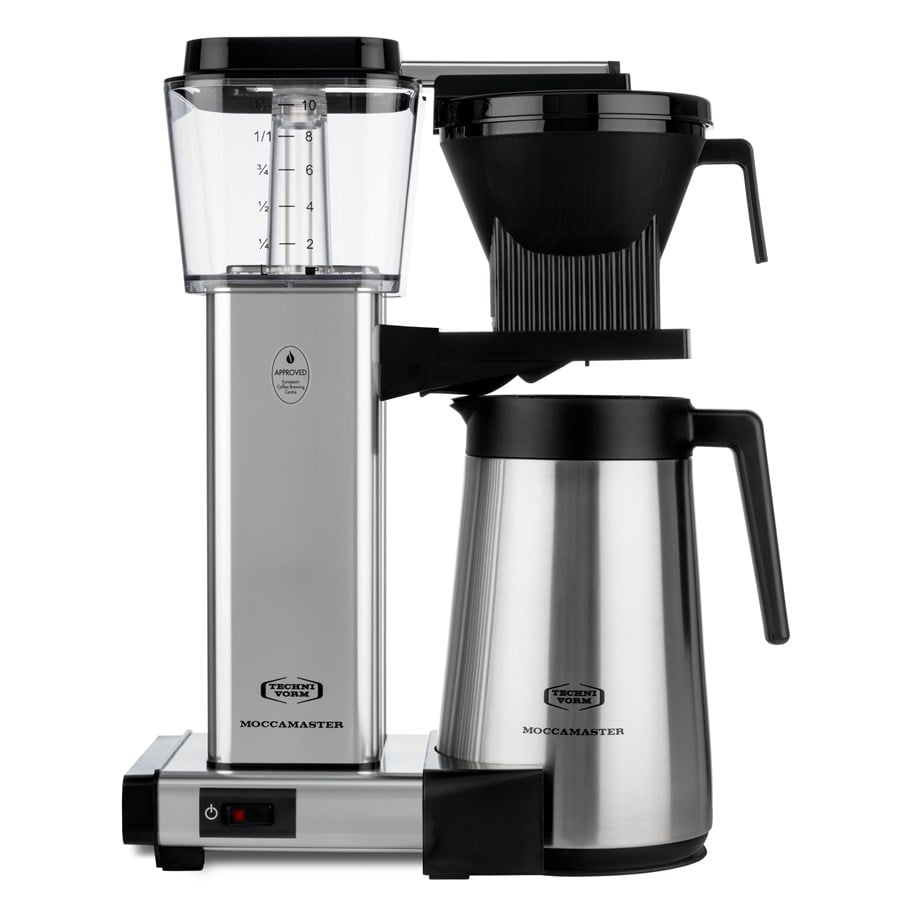 Kaffe og Espresso - Moccamaster Automatic Thermo - Polished Silver - R770219
