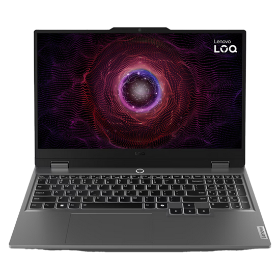 AMD-drevet gaming-laptop med futuristisk skærmbillede