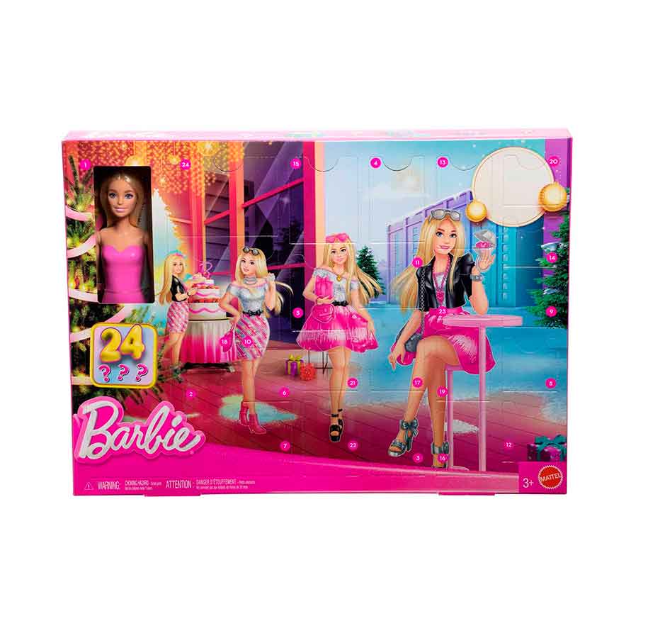 Barbie julekalender med legetøj til december