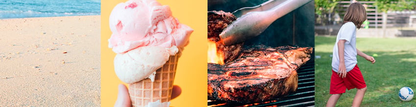 Livsstil sommer udendørsaktiviteter