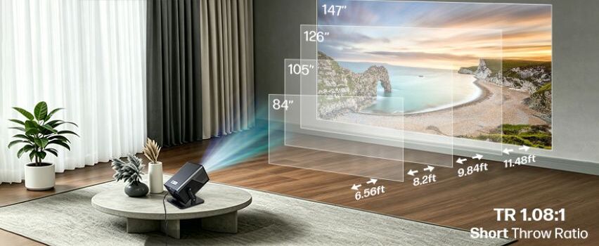HP Smart Projector – Bring the Cinema Home – officiel HP licenseret smart projektor til hjemmebio