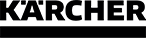 Kärcher logo i sort