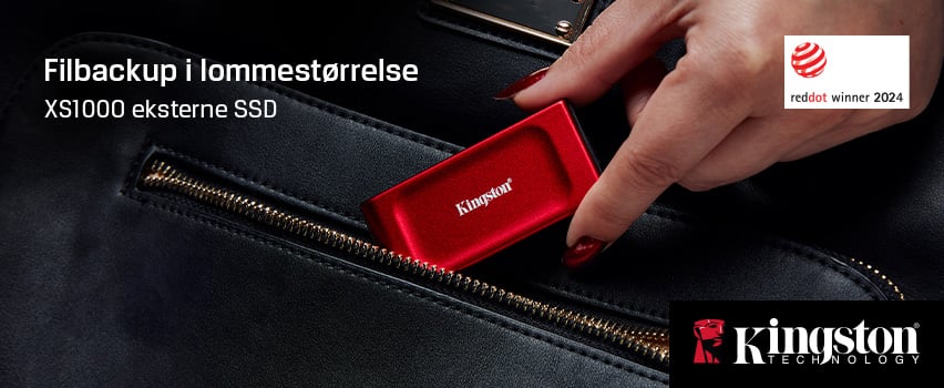 Kingston XS1000 Portable SSD Red - Proshop