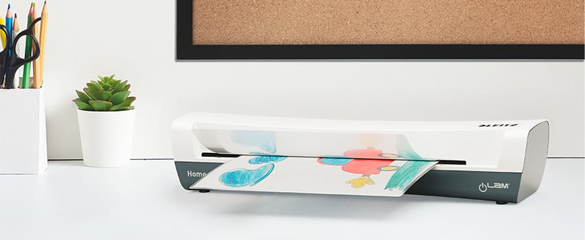 Laminering top banner