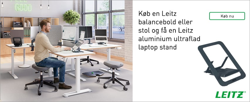 Køb ergo siddeløsning og få laptop stand