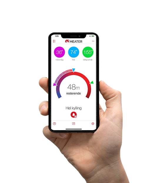 MEATER stegetermometer app