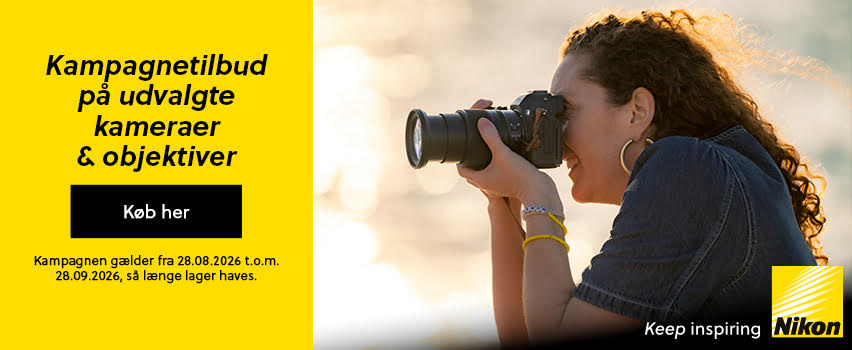 Kampagnetilbud på udvalgte Nikon-kameraer og -objektiver - Proshop