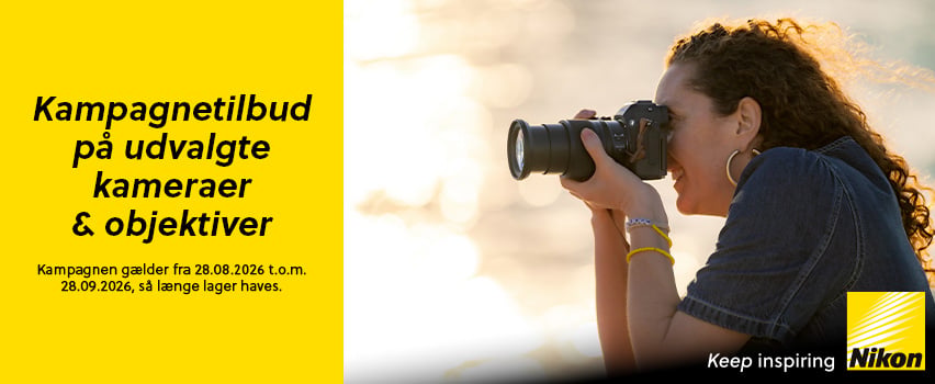 Kampagnetilbud på udvalgte Nikon-kameraer og -objektiver - Proshop