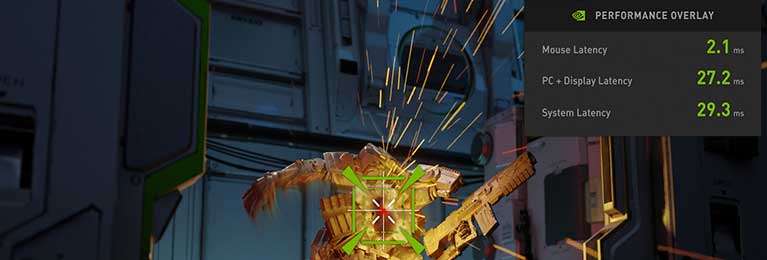 GPU'er i NVIDIA Reflex lifestyle