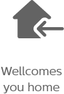 Philips Hue Welcomes you home