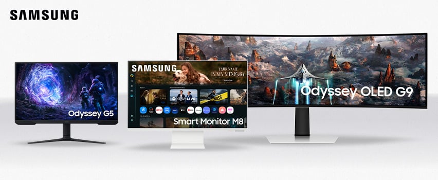 Samsung PC skærme og gaming monitors
