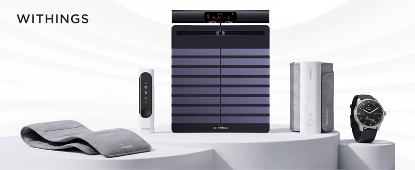 Withings sundhedsteknologi – smart vægt, smartwatch, blodtryksmåler, søvnmåler og termometer til helbredssporing