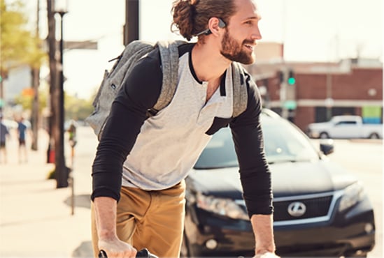 Bicycling Man