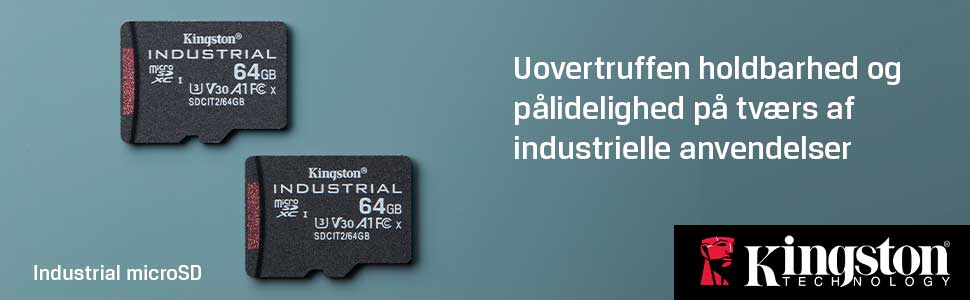 Kingston Industrial microSD Top Banner